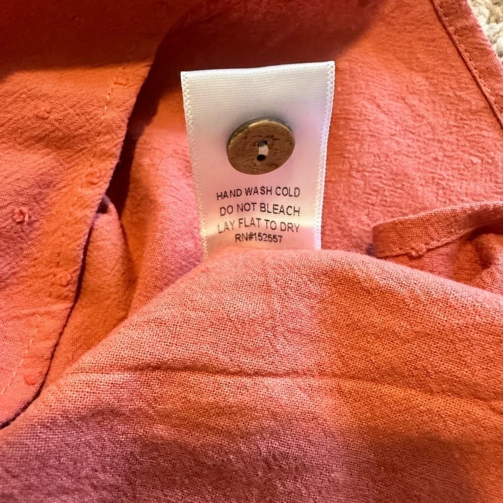 🌟SALE🌟 roolee salmon polka dot short sleeve​​​​​ - Picture 8 of 9